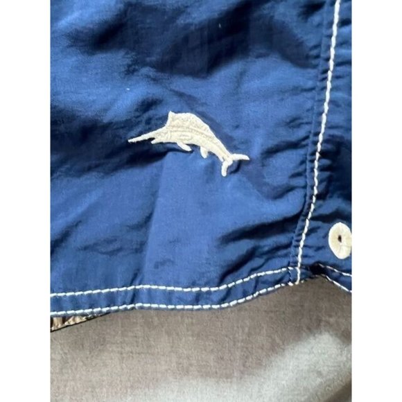 Joe Marlin Shorts Mens 32 Blue Logo‎ Pocketed Drawstring Surfing Men. - Picture 4 of 8